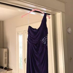 David’s Bridal - Regency Purple Long Dress